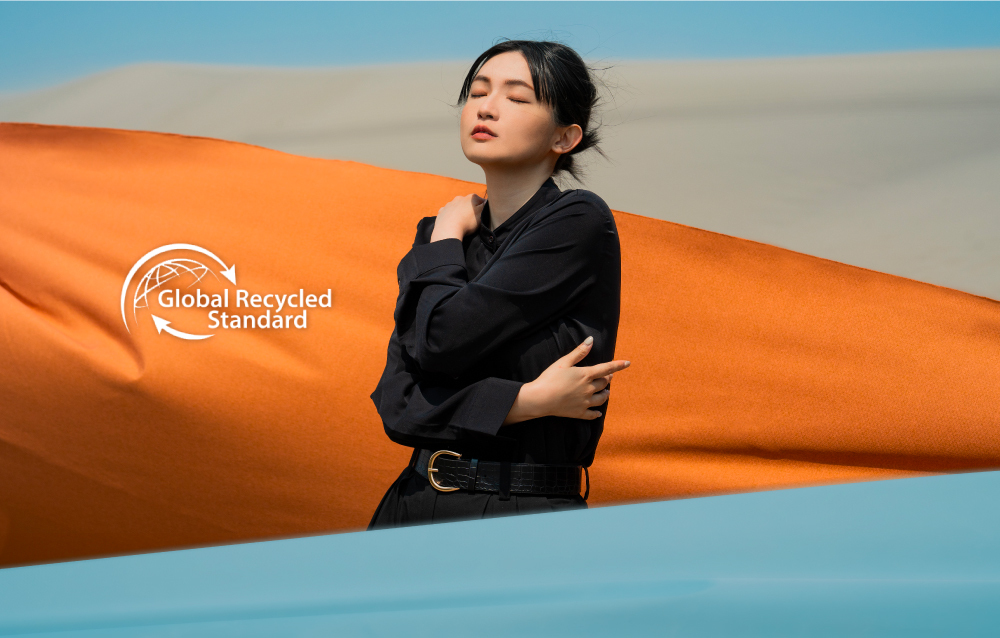 satana ECO 曦望後背包 焦橙橘拼接 SEC0070 系列形象照