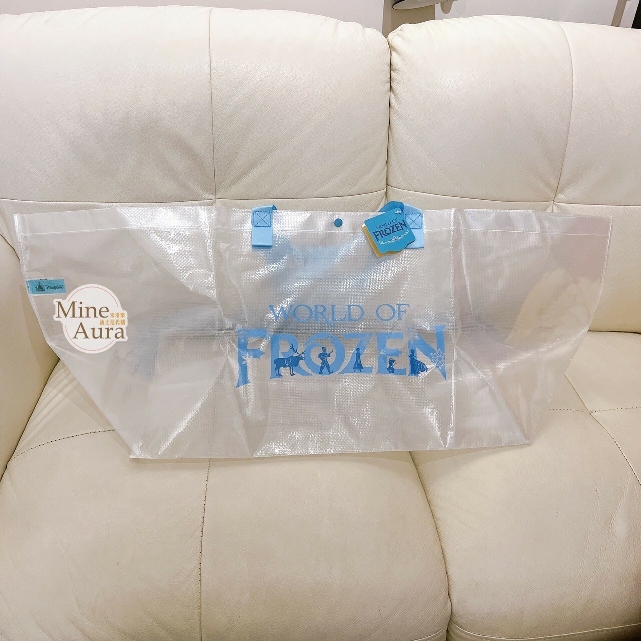 World of Frozen 限定 L號 購物袋 提袋 環保袋 冰雪奇緣 Frozen -香港迪士尼樂園