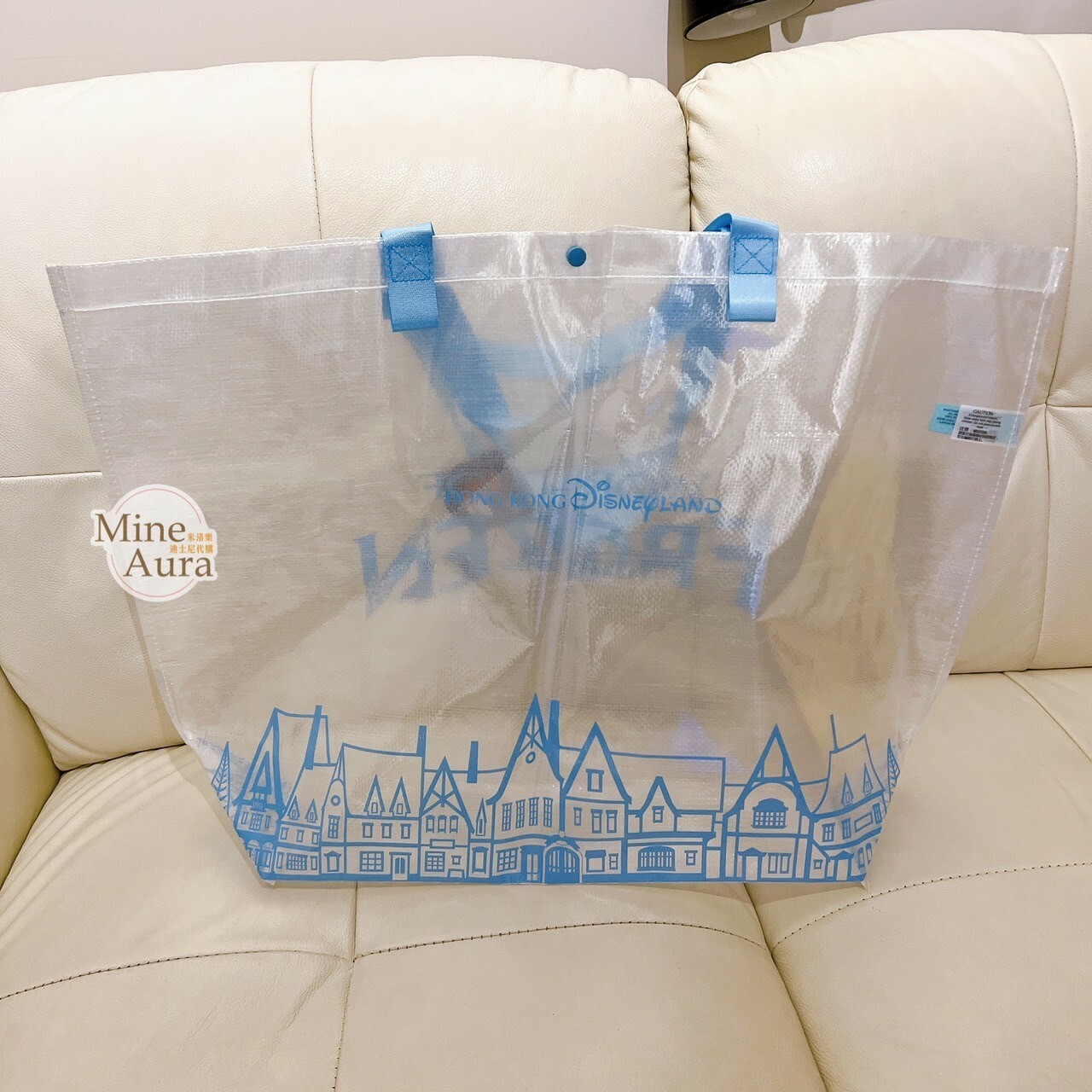 World of Frozen 限定 M號 購物袋 提袋 環保袋 冰雪奇緣 Frozen -香港迪士尼樂園