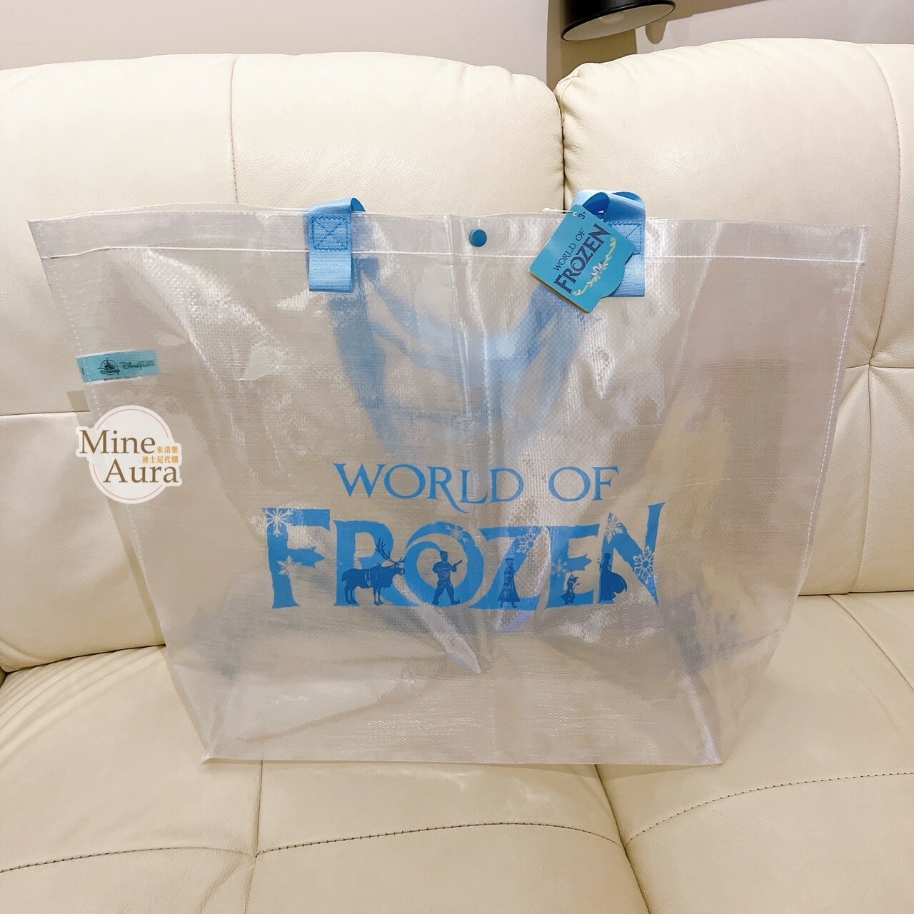 World of Frozen 限定 M號 購物袋 提袋 環保袋 冰雪奇緣 Frozen -香港迪士尼樂園
