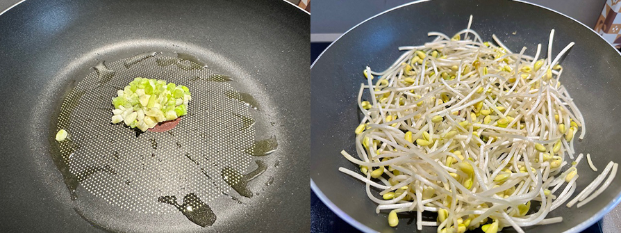 天時莓果-醋溜豆芽菜-步驟3.4