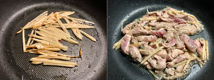 天時莓果-醋溜高麗菜肉絲-步驟7.8