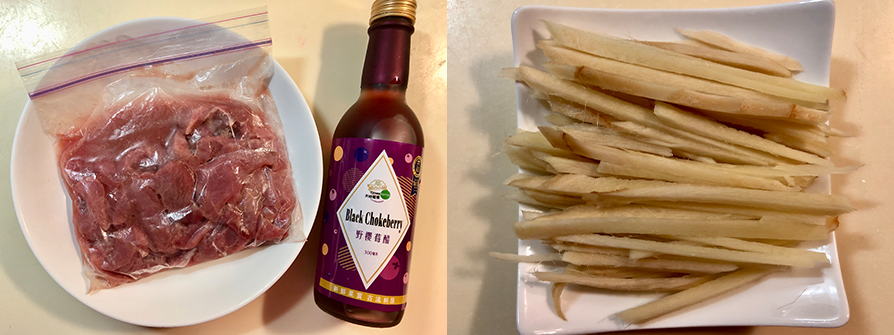 天時莓果-醋溜高麗菜肉絲-步驟1.2