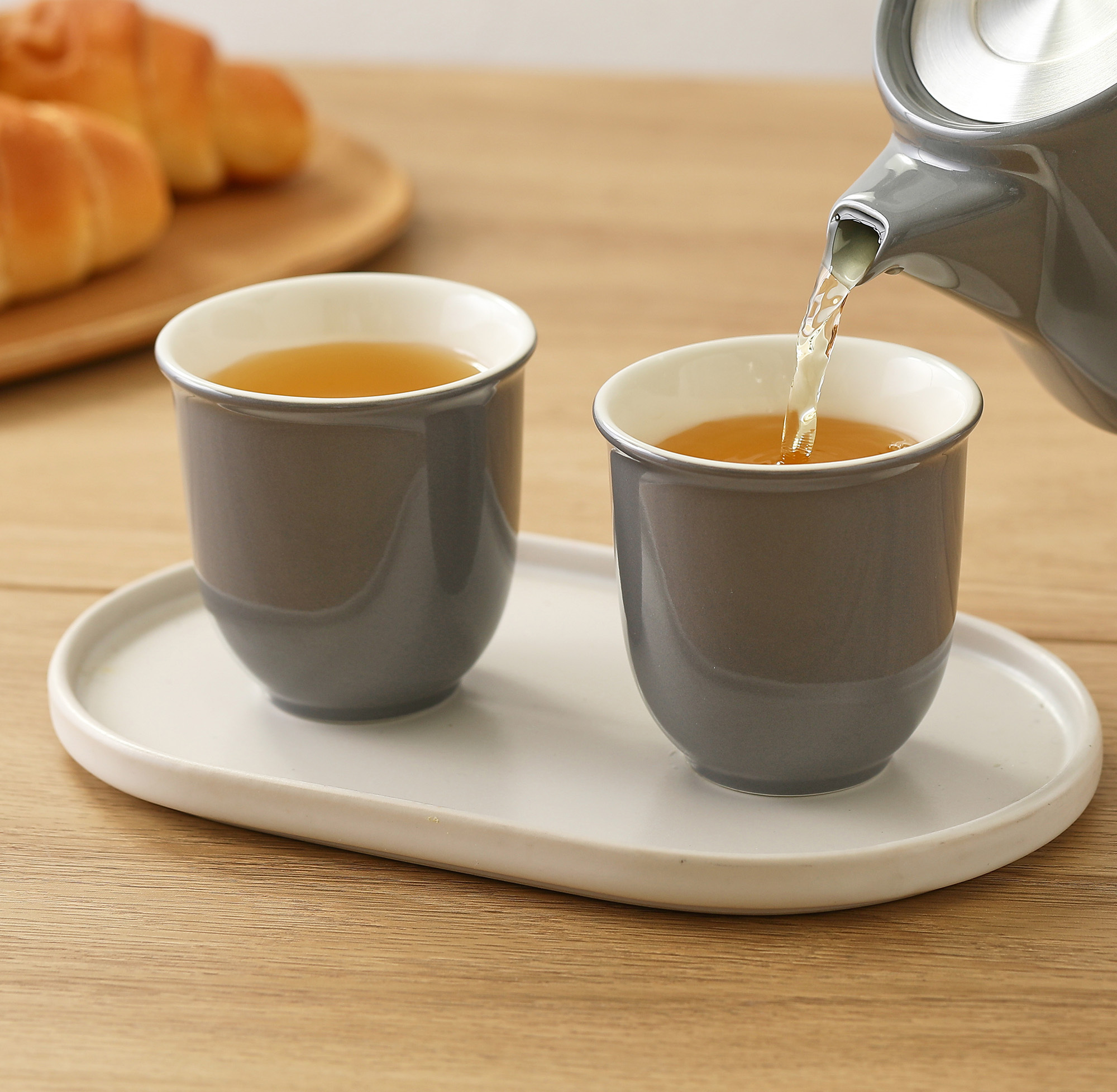 FORLIFE和風陶瓷握杯-灰