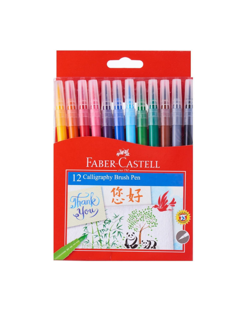 Faber-castell 書法顏色水筆