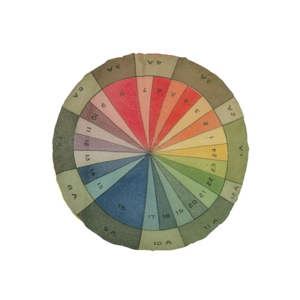 John Derian - Colour Wheel 調色盤抱枕（預購）