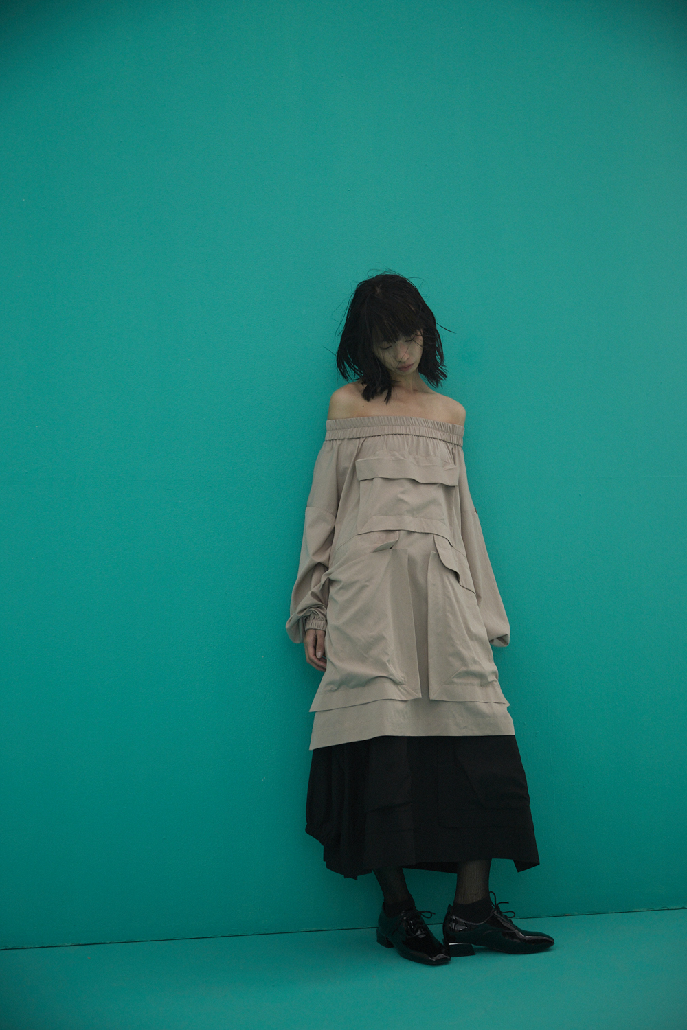 多口袋造型兩穿裙