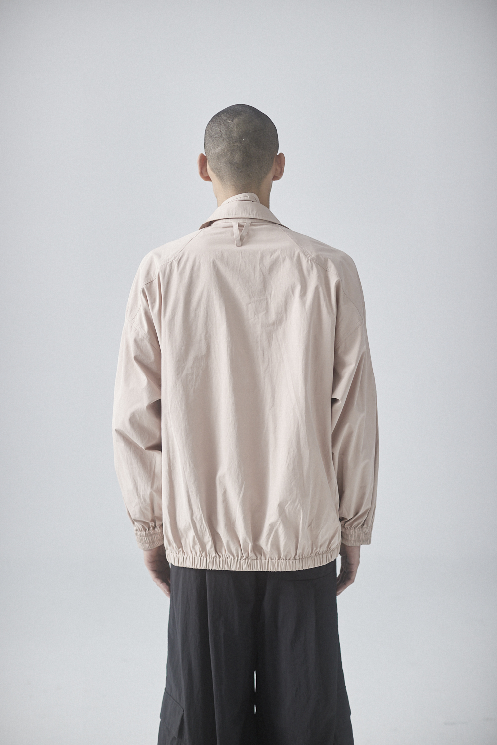 半門襟套頭教練外套