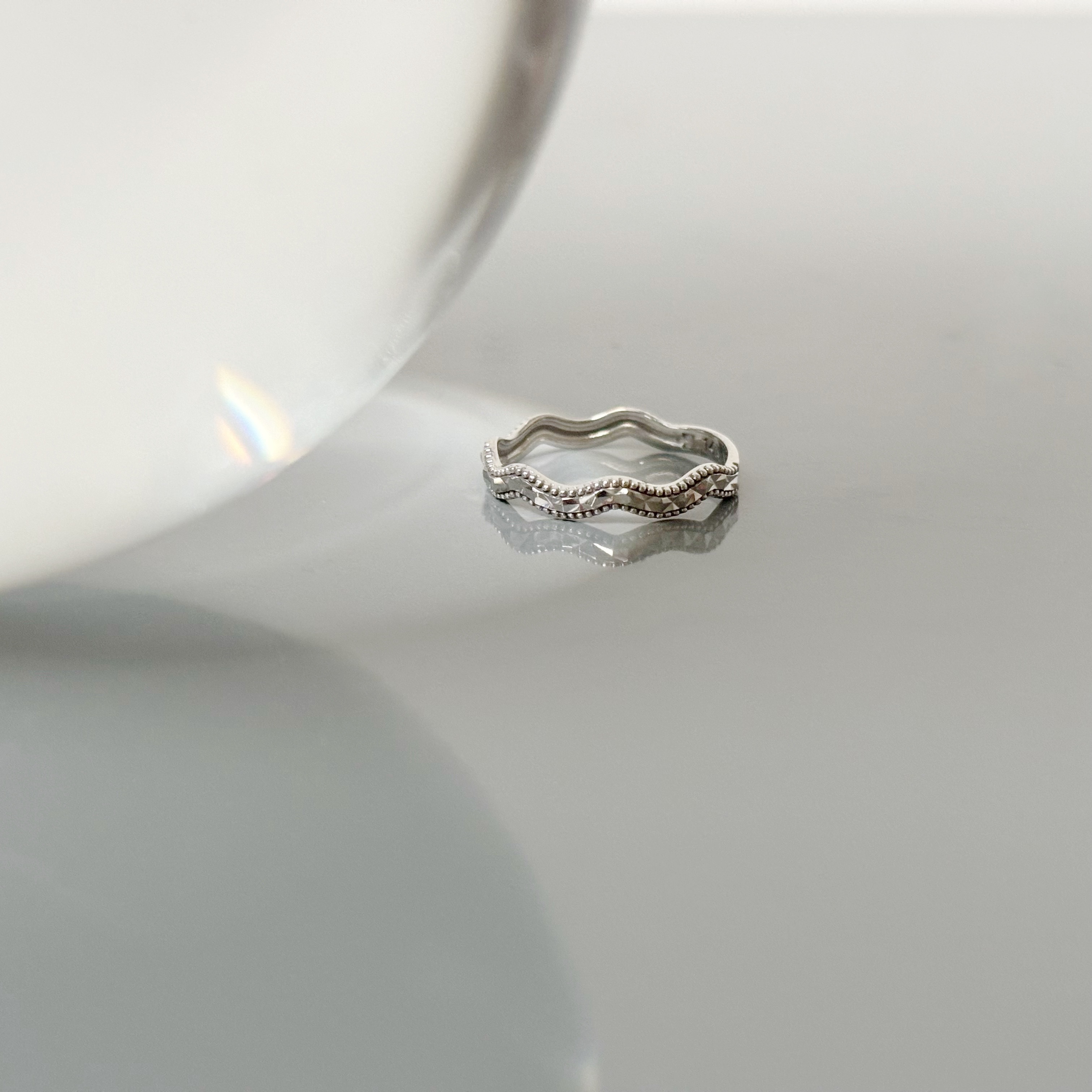 14k波光粼粼戒指