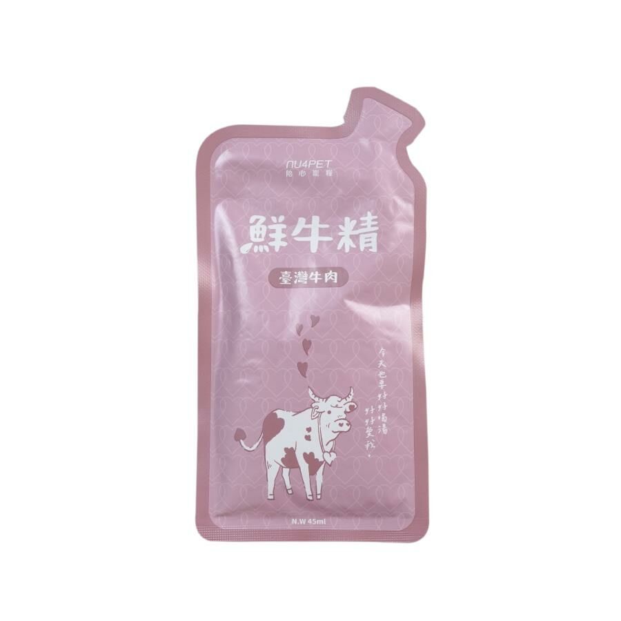 (台灣製) 陪心寵糧 - 陪心食補 鮮牛精 45ml (任選3包$82)