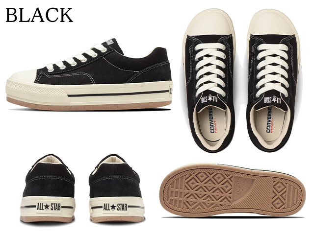【Luxury】現貨 CONVERSE ALL STAR (R) 國外限定 麵包鞋 黑白 厚底鞋 BOARDERSTAR OX 31310760 31310761 31310762