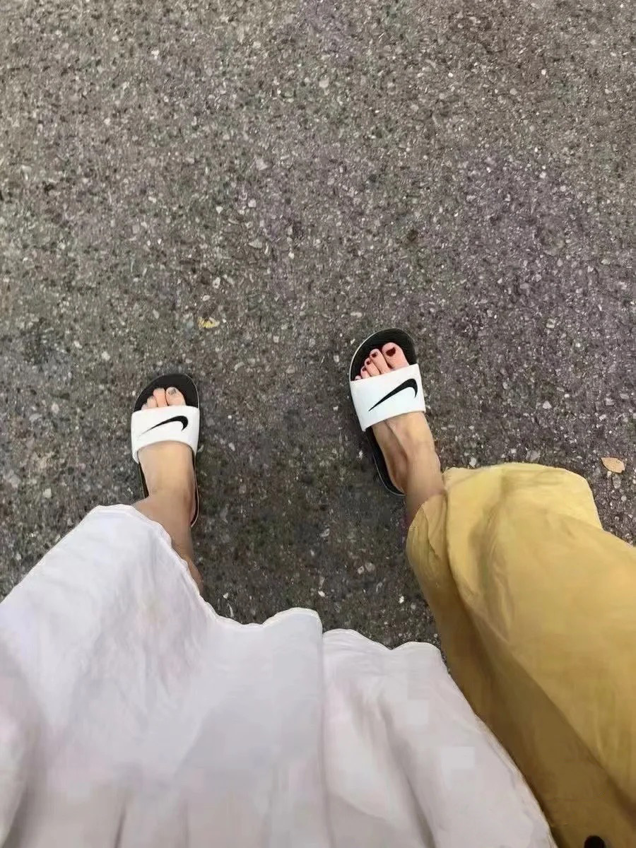 Nike Kawa Slide GS 經典黑白 運動拖鞋 819352-100