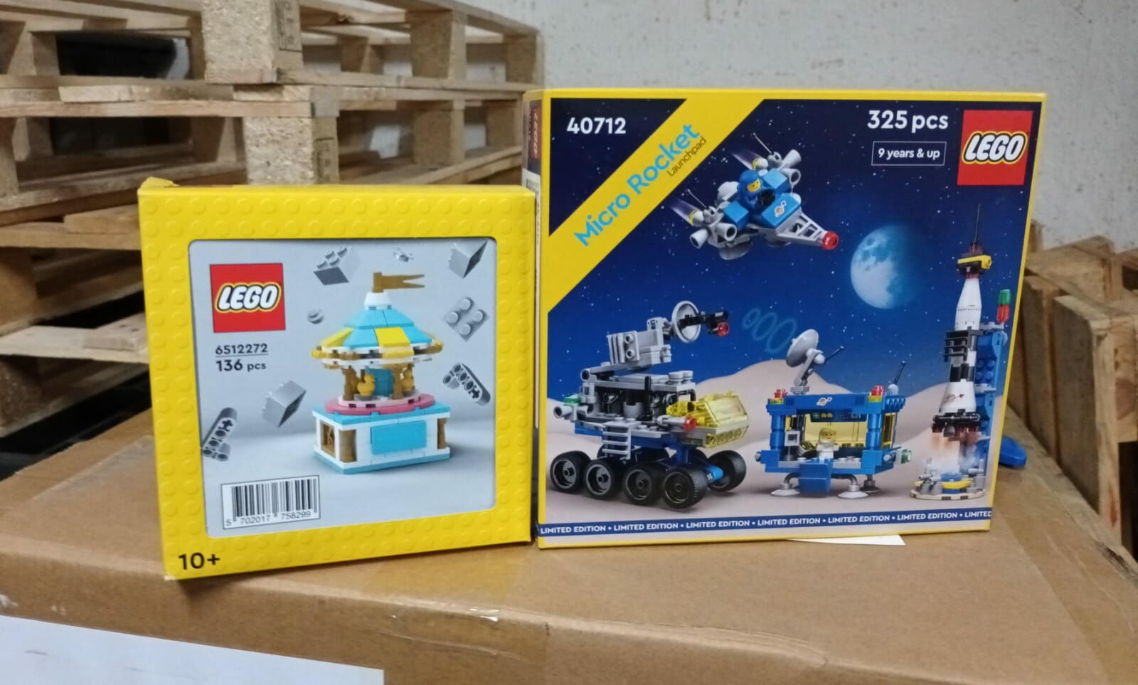 限定!  LEGO 40712  迷你火箭發射台 + LEGO 6512272 迷你旋轉木馬積木