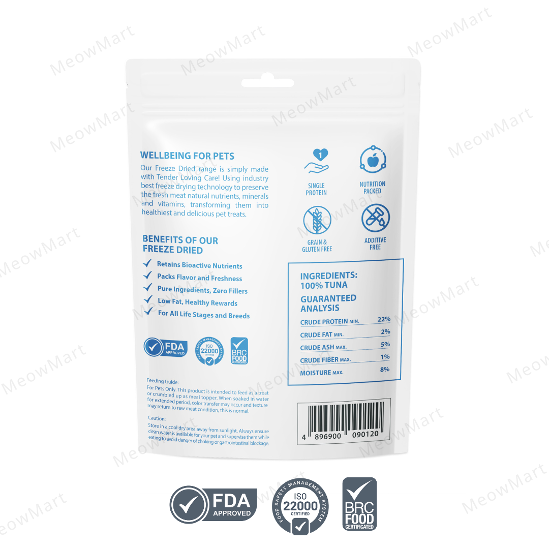 Homey Moments 凍乾吞拿魚粒 200g (貓狗適用)