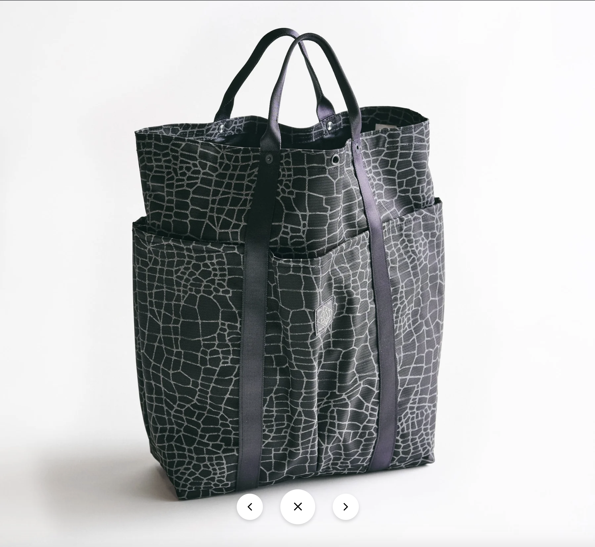 Post O'Alls POS-Tote bag 2 : Spider Web black