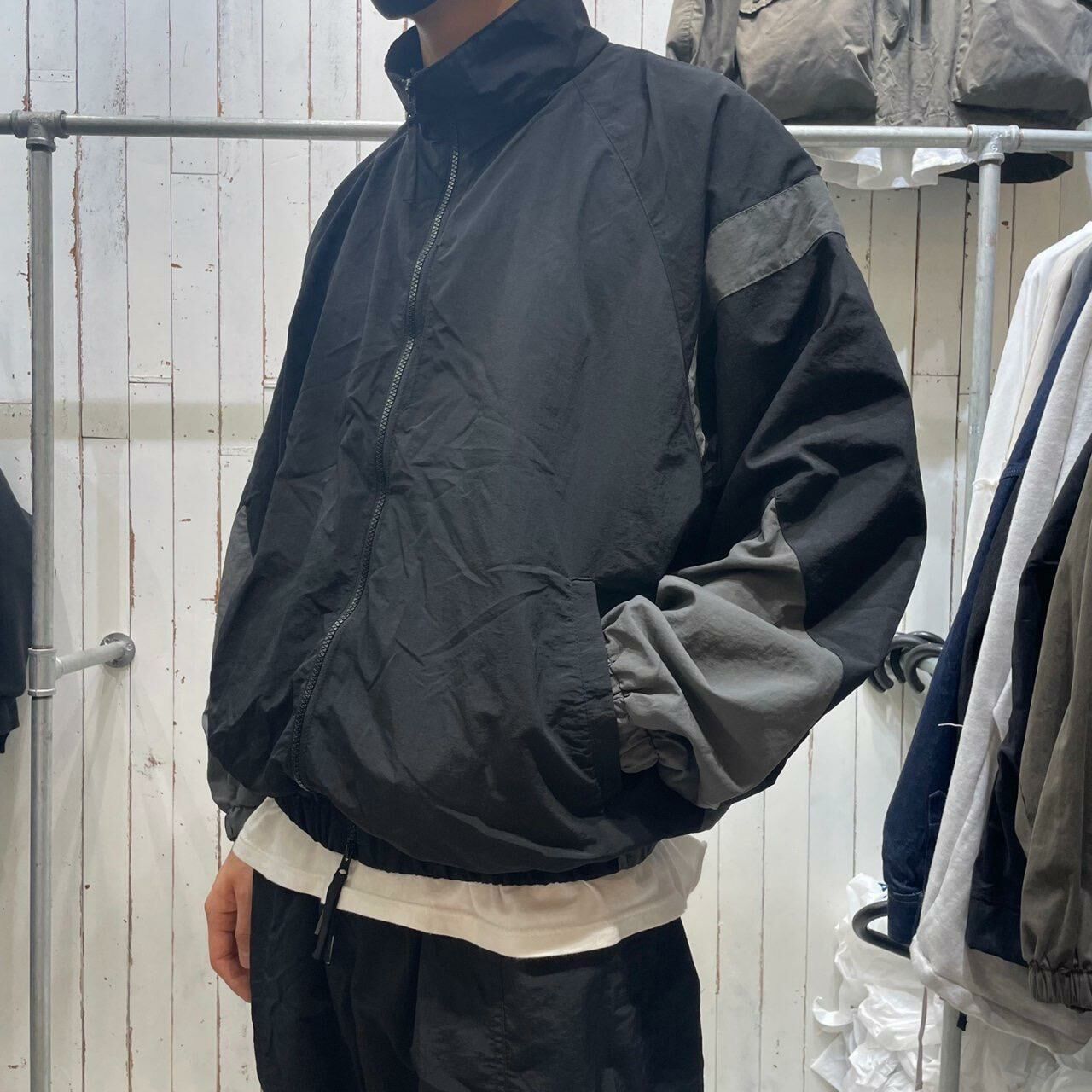 拼色反企領拉鍊外套 FARMERS-001JK