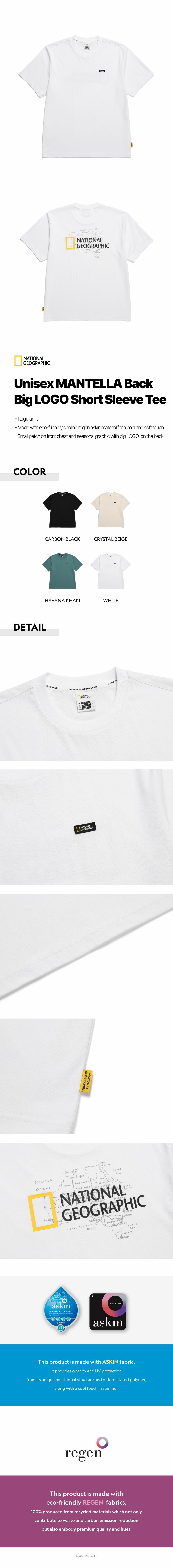 [NG] MANTELLA BACK BIG LOGO SHORT SLEEVE T-SHIRT ★大人気★ Unisex MANTELLA Back Big LOGO Short Sleeve Tee - CAR