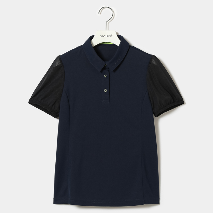 女士-涼感透明袖短袖