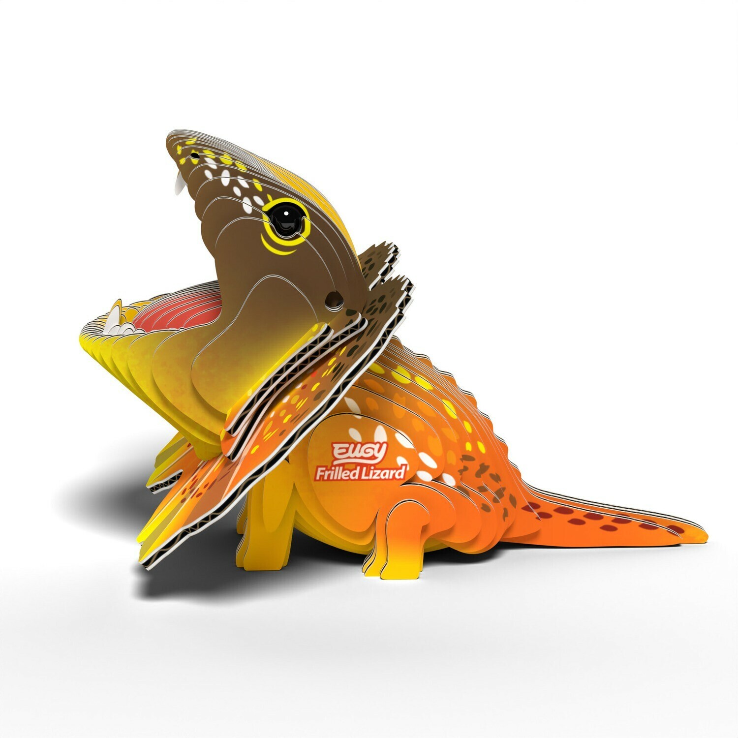 EUGY 3D Cardboard Kit Set Model - 108 Frilled Lizard
