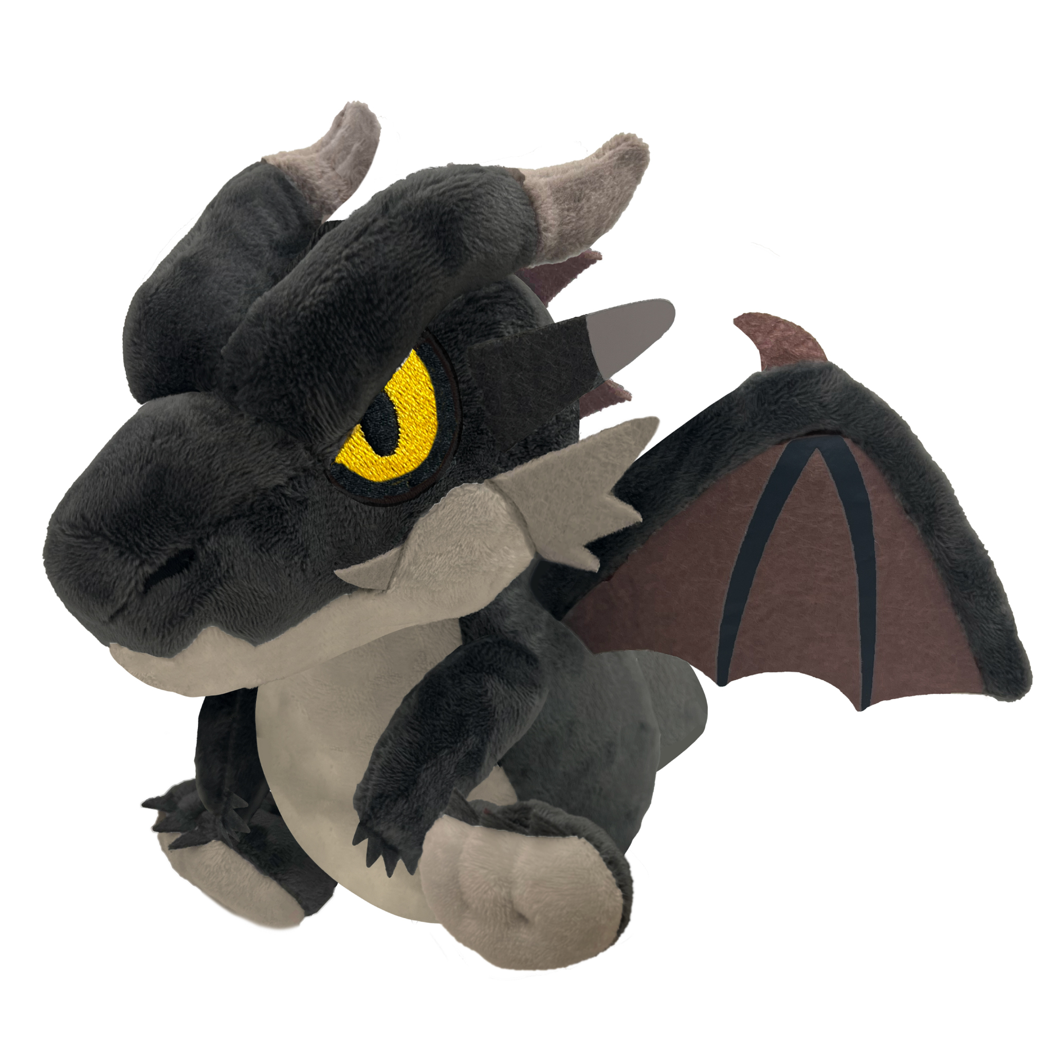 魔物獵人 Chibi-Plush 黑龍 "Monster Hunter" Deformed Plush Black Dragon Fatalis