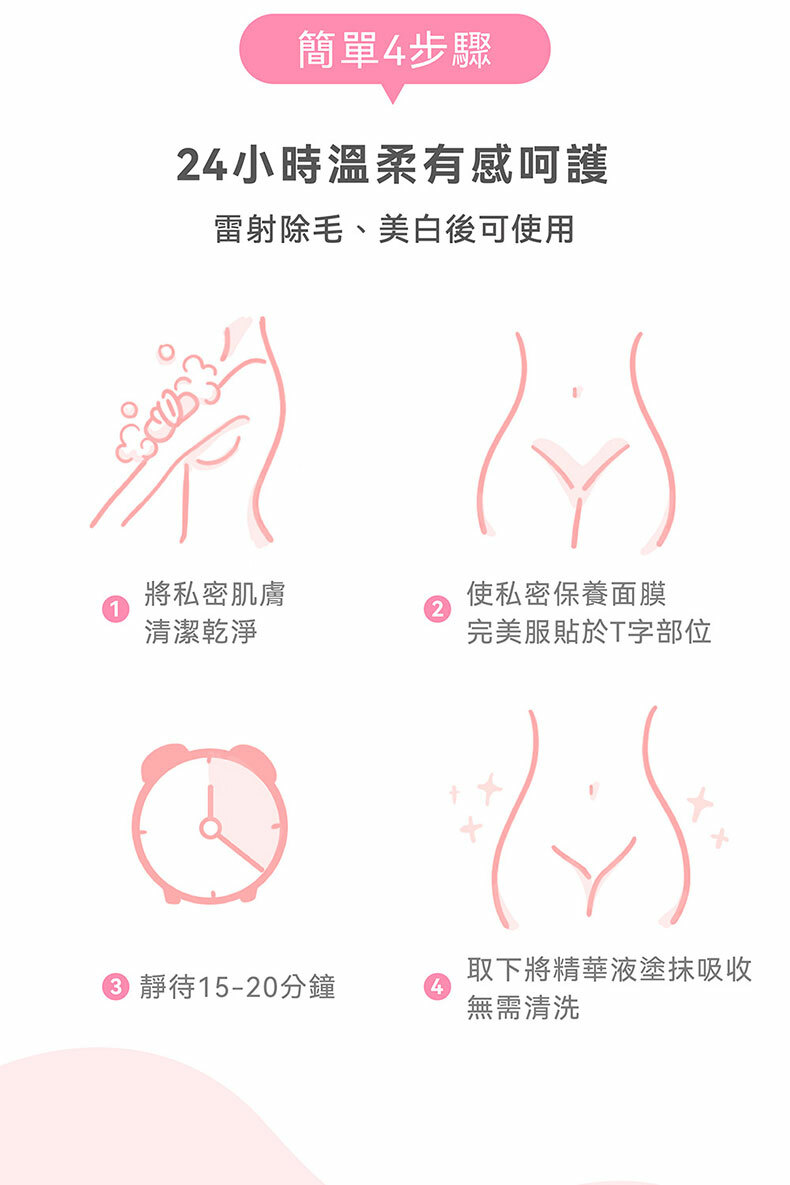 iMeiMei私密處粉嫩面膜 6入