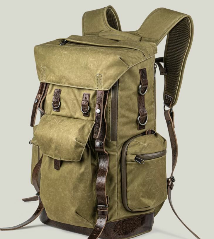 【沃坦】NEW CITY EXPLORER - COMMANDER 指揮官 旅遊相機後背包 21L  - 炭黑/橄欖綠