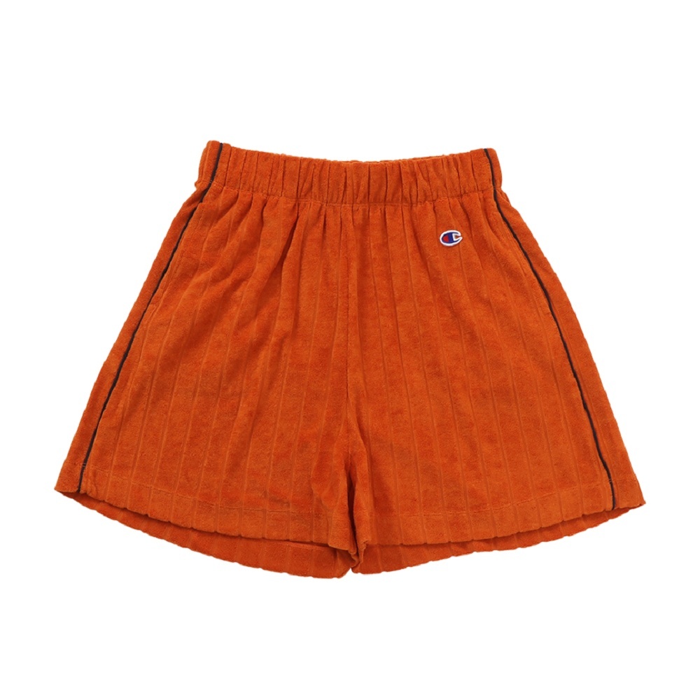 女款 -CASUAL毛圈布網球風短褲-橘色（CW-Z502-843）