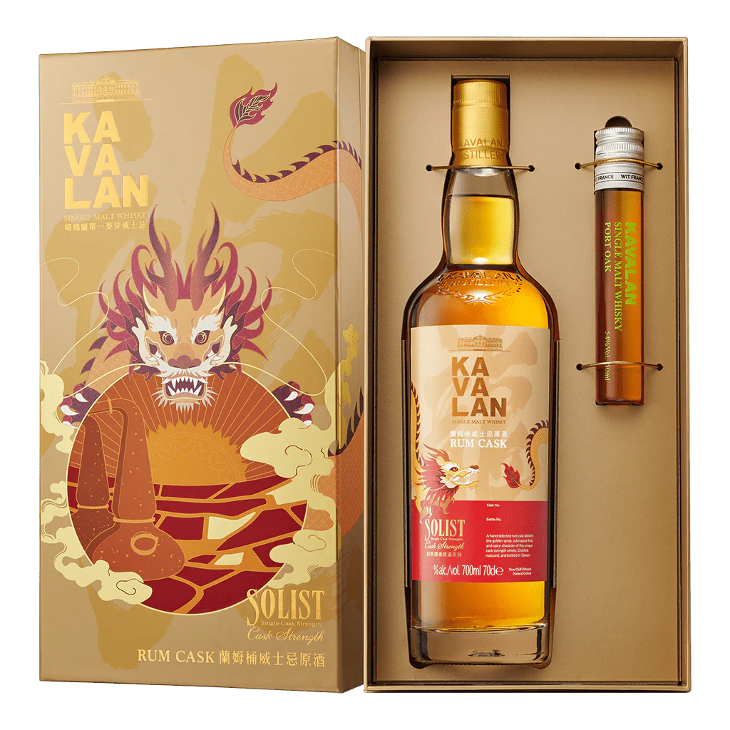 Kavalan Solist Rum Cask 2024 New Year Edition Gift box