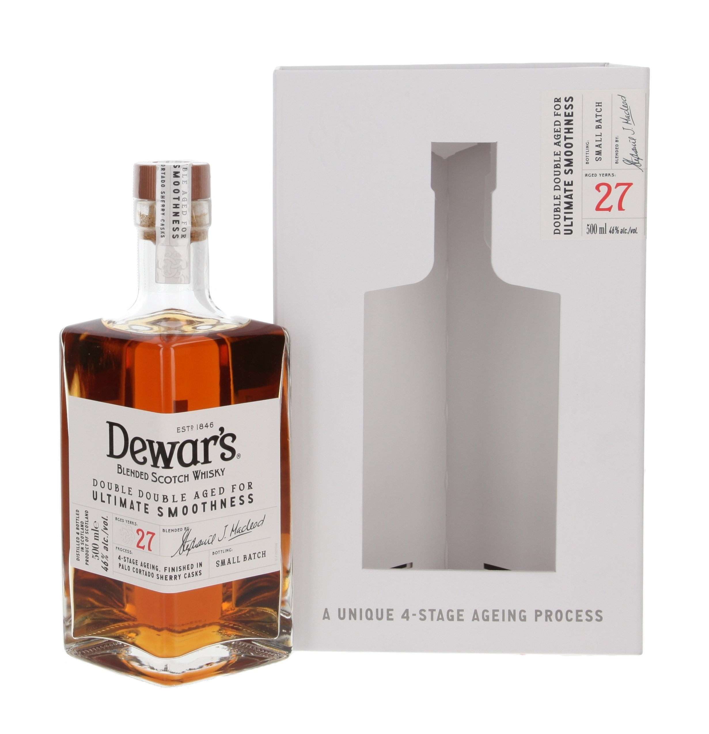 Dewar's 27 Year Old Double Double Blended Whisky 500mL