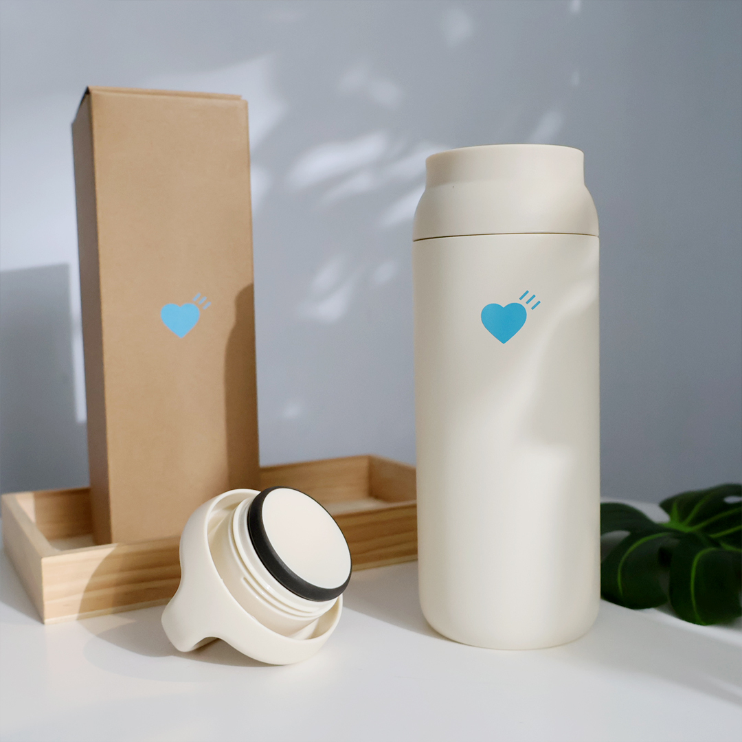 2024SS HUMAN MADE BLUE BOTTLE KINTO 藍瓶 藍瓶子 手提 保溫瓶 藍愛心 現貨