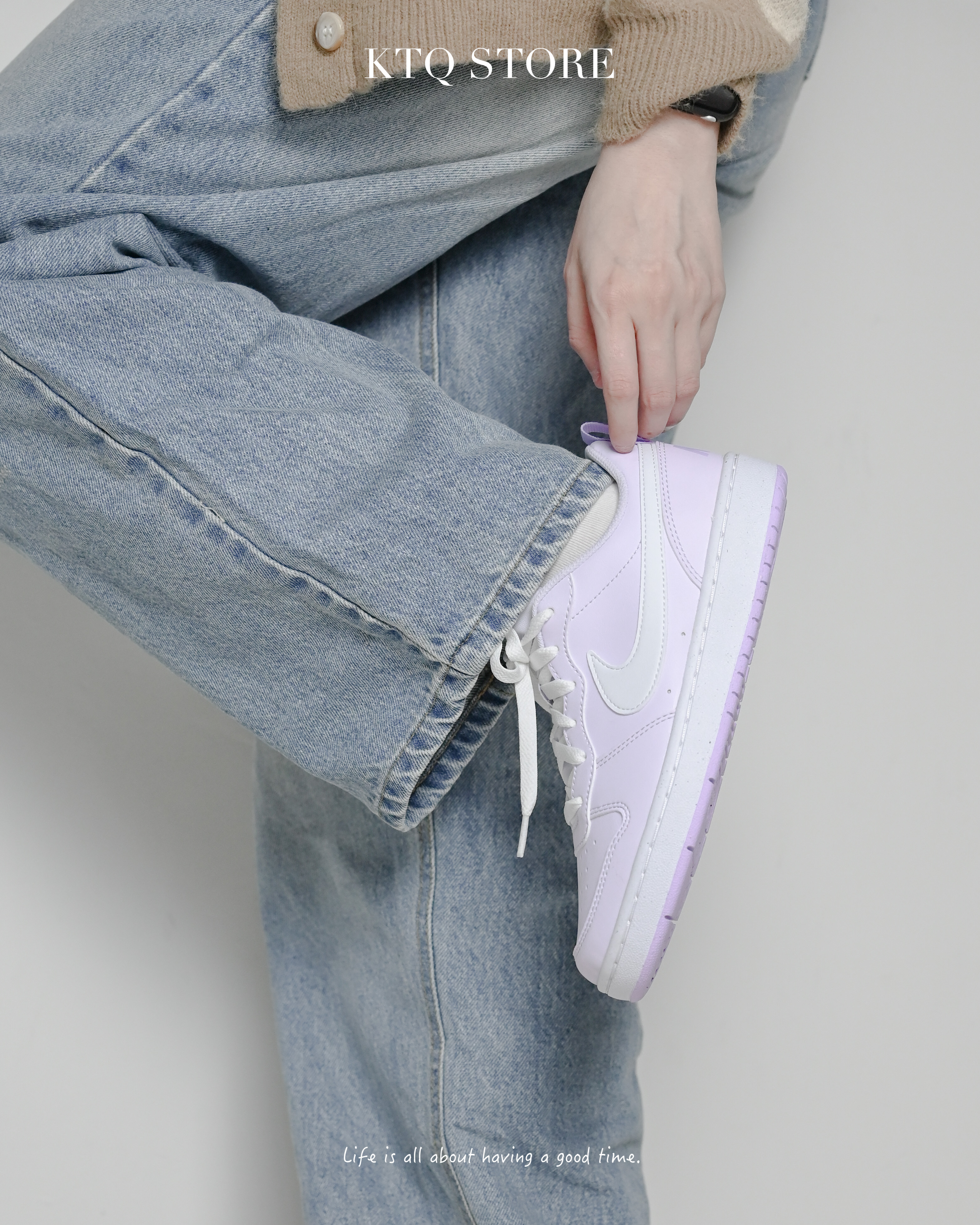 KTQ STORE ‧ NIKE COURT BOROUGH LOW RECRAFT GS 粉紫 小DUNK DV5456-500