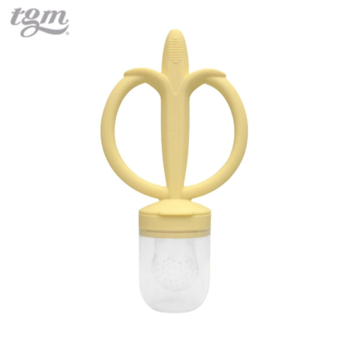 TGM 鉑金矽膠2合1咬咬樂防漏蔬果咀嚼餵食器 輔食器