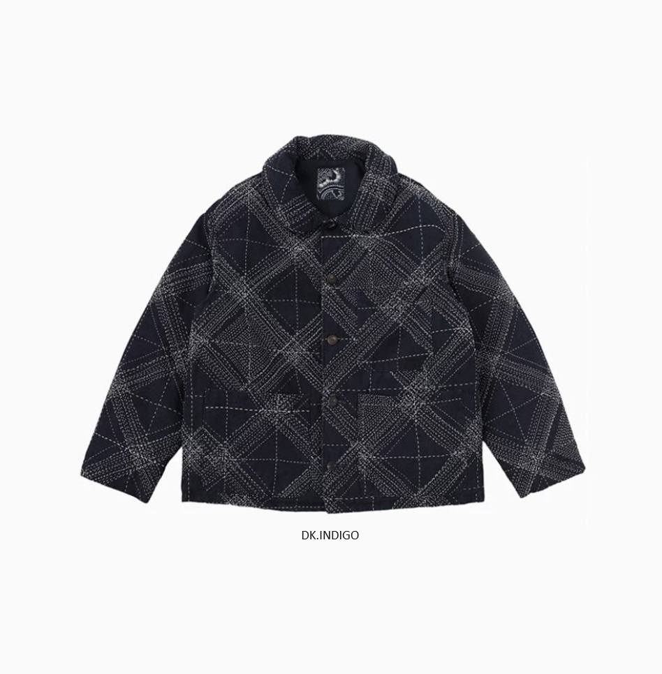 🔥LAST PCS: VISVIM ICT NEVERLAND DOWN JKT SASHIKO - DK.INDIGO SIZE 1 PRE ORDER ITEM (預訂中)