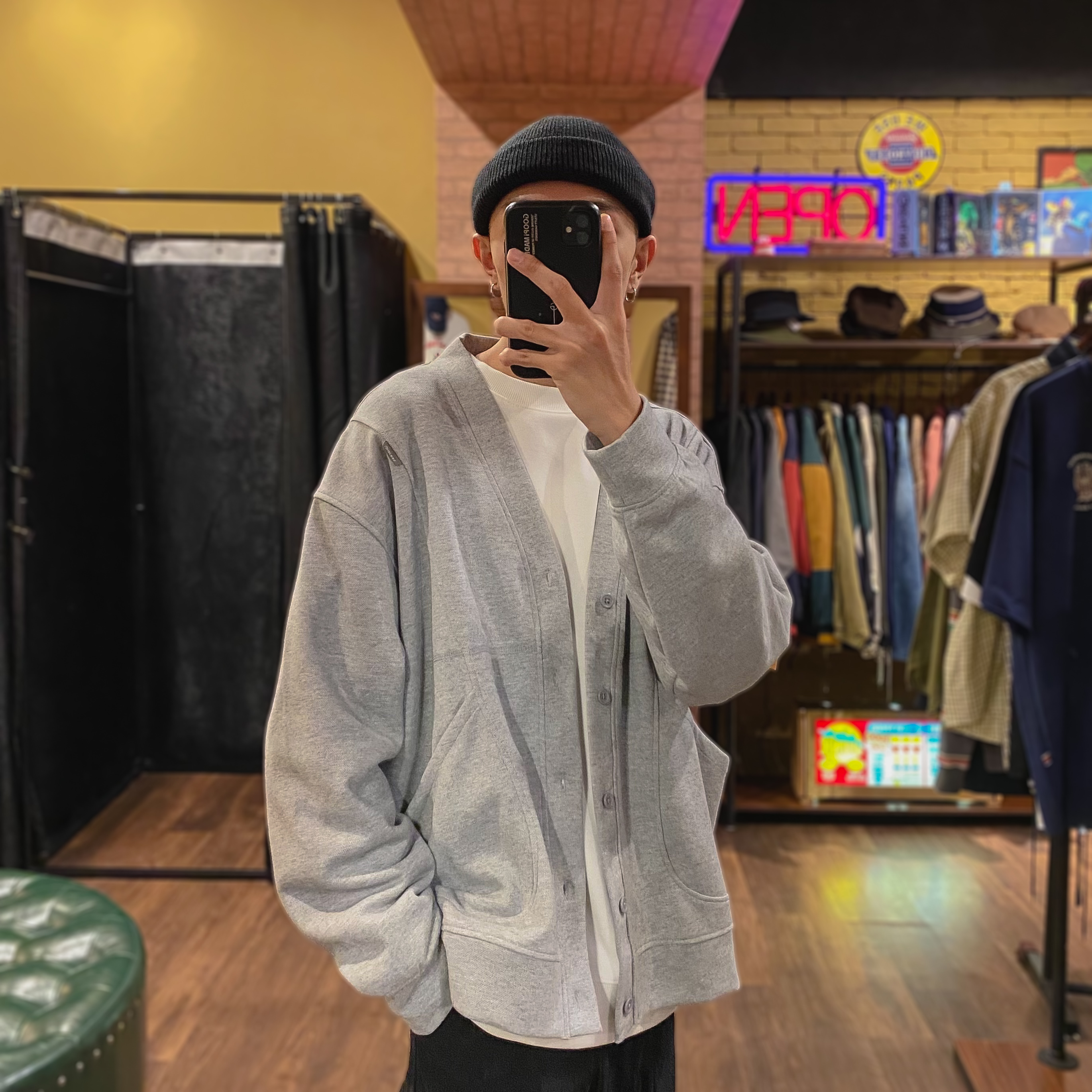 日系CITYBOY無領棉外套