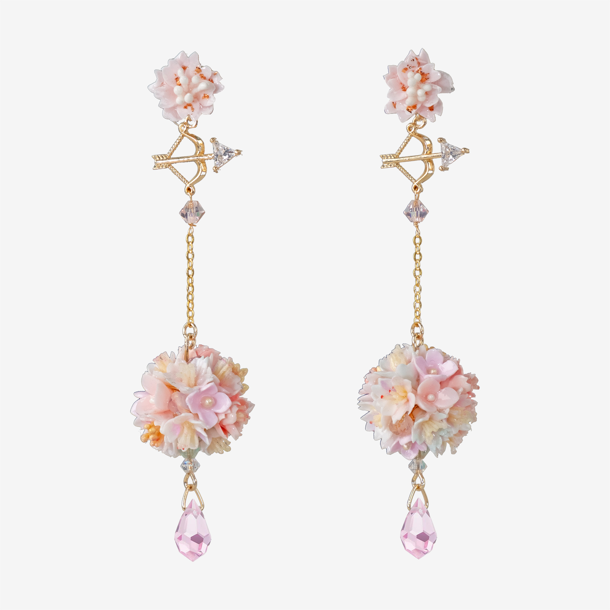 The Arrow of Love Bouquet Earrings