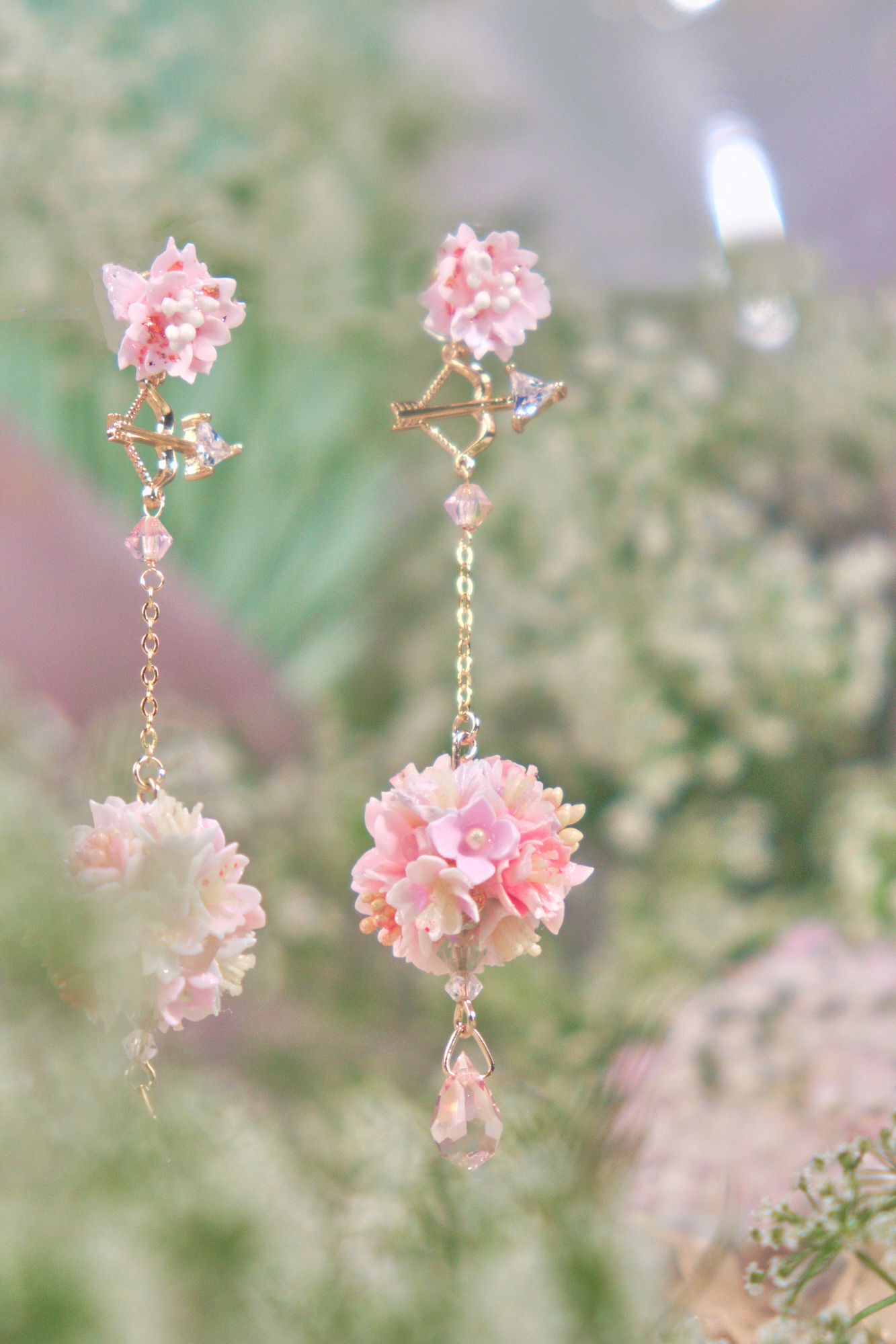 The Arrow of Love Bouquet Earrings