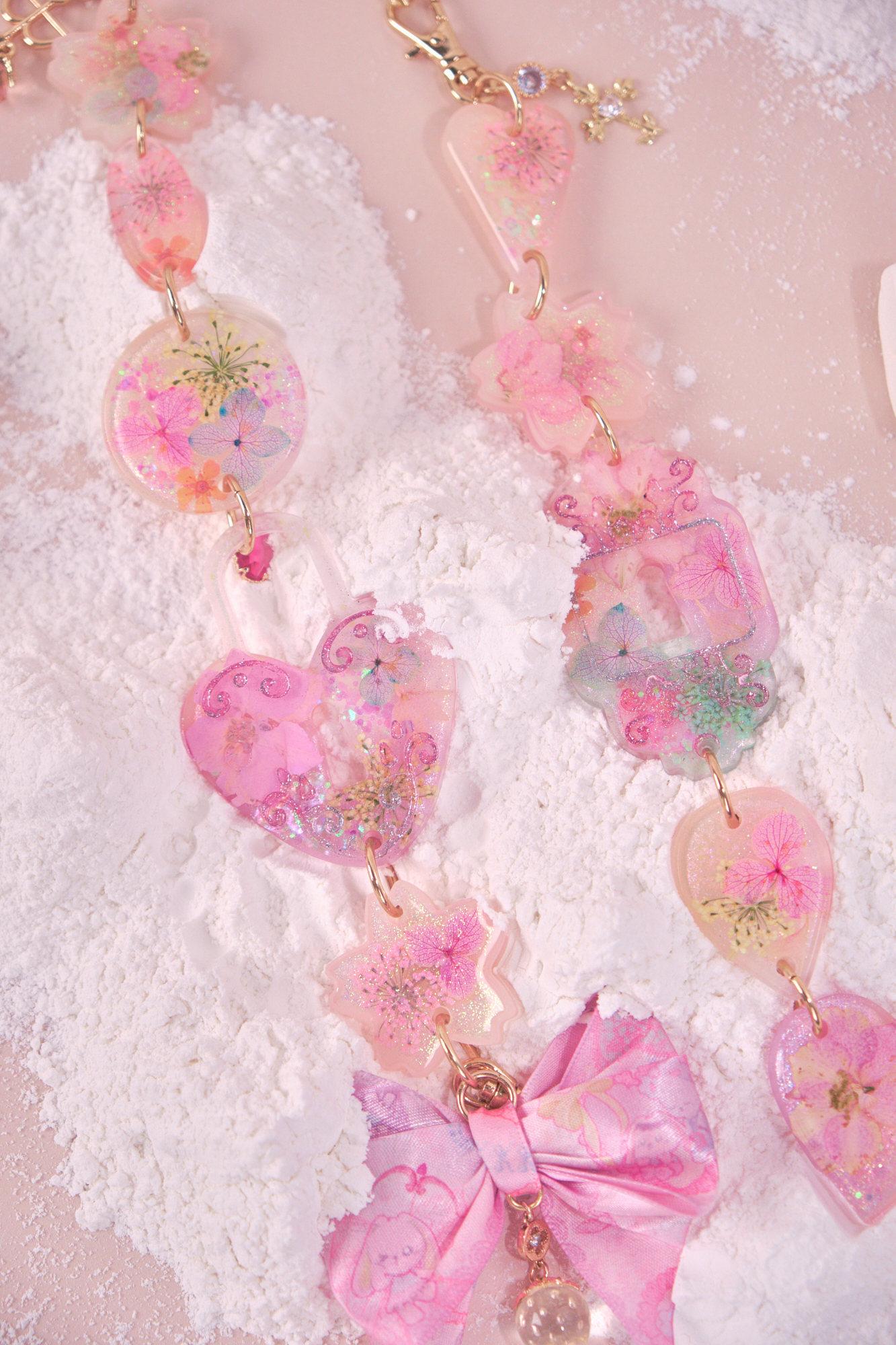 Lock It Up Sakura Oshibana Crossbody Phone Strap