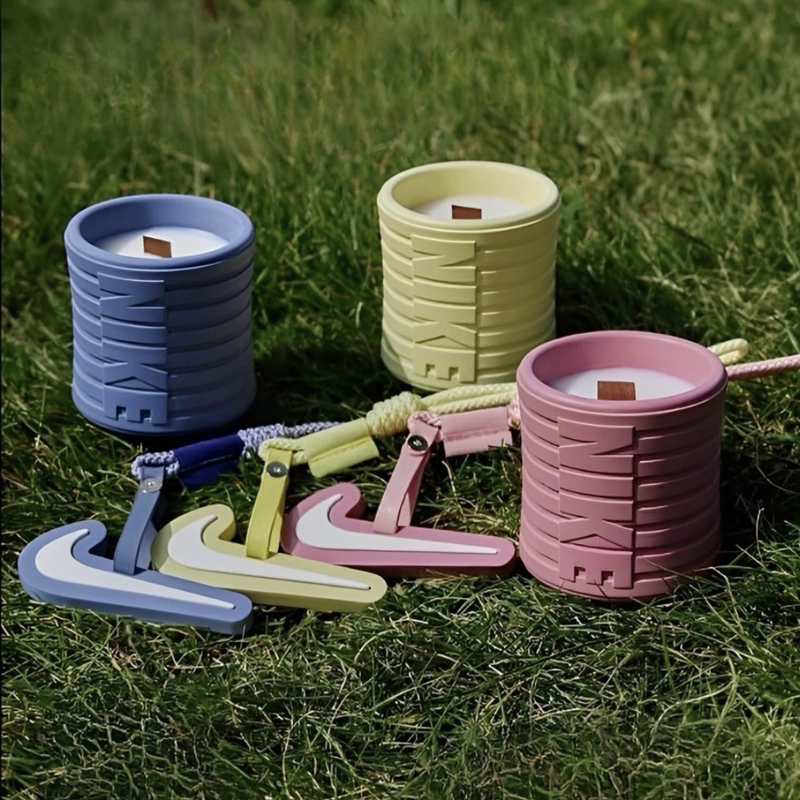 Nike Membership 香氛蠟燭 套裝 禮盒 附NIKE勾勾掛飾 會員專屬