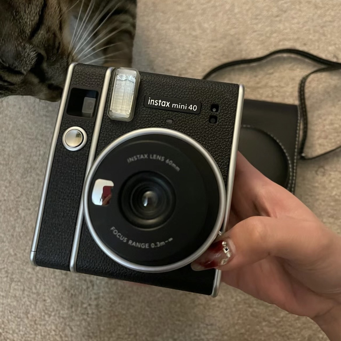 <日本限定>FUJIFILM Instax Mini 40 黑色 富士拍立得 底片機 相機