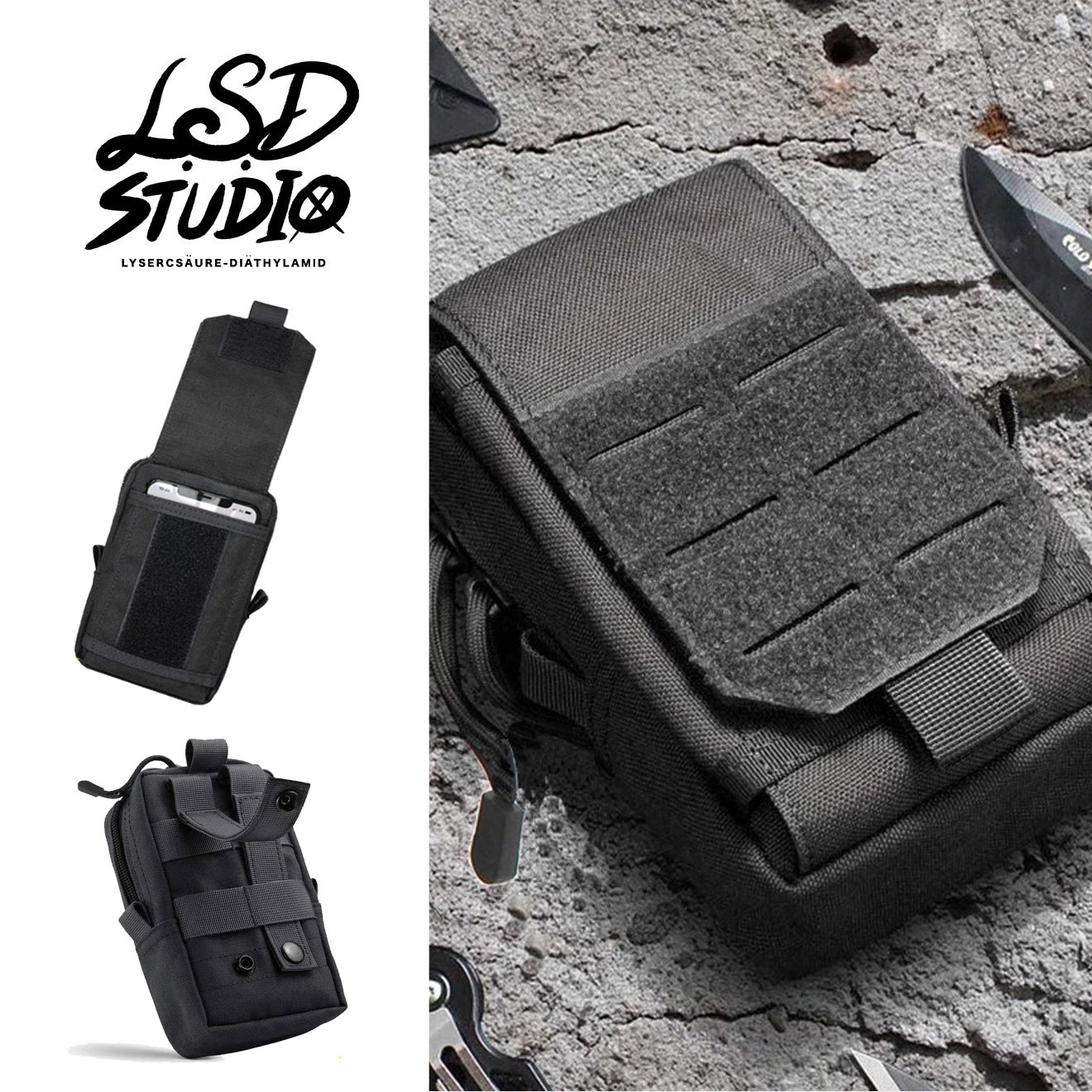 【BGYF11】戰術魔鬼氈手機收納掛包