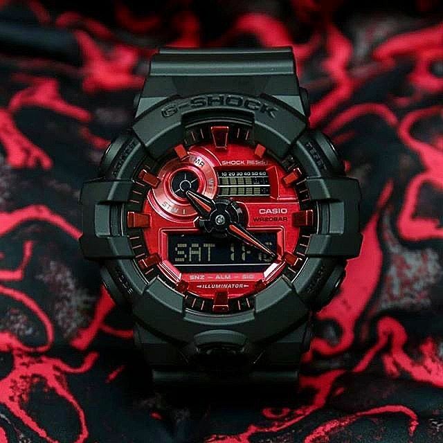 Casio G-Shock GA-700AR-1A 手錶  (香港行貨)