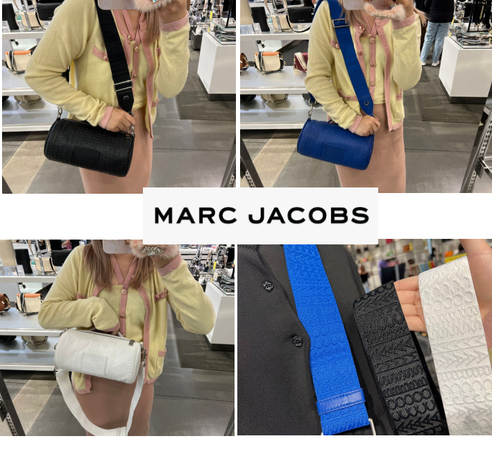 【預購】Marc Jacobs F031803 特別版粗帶圓筒包