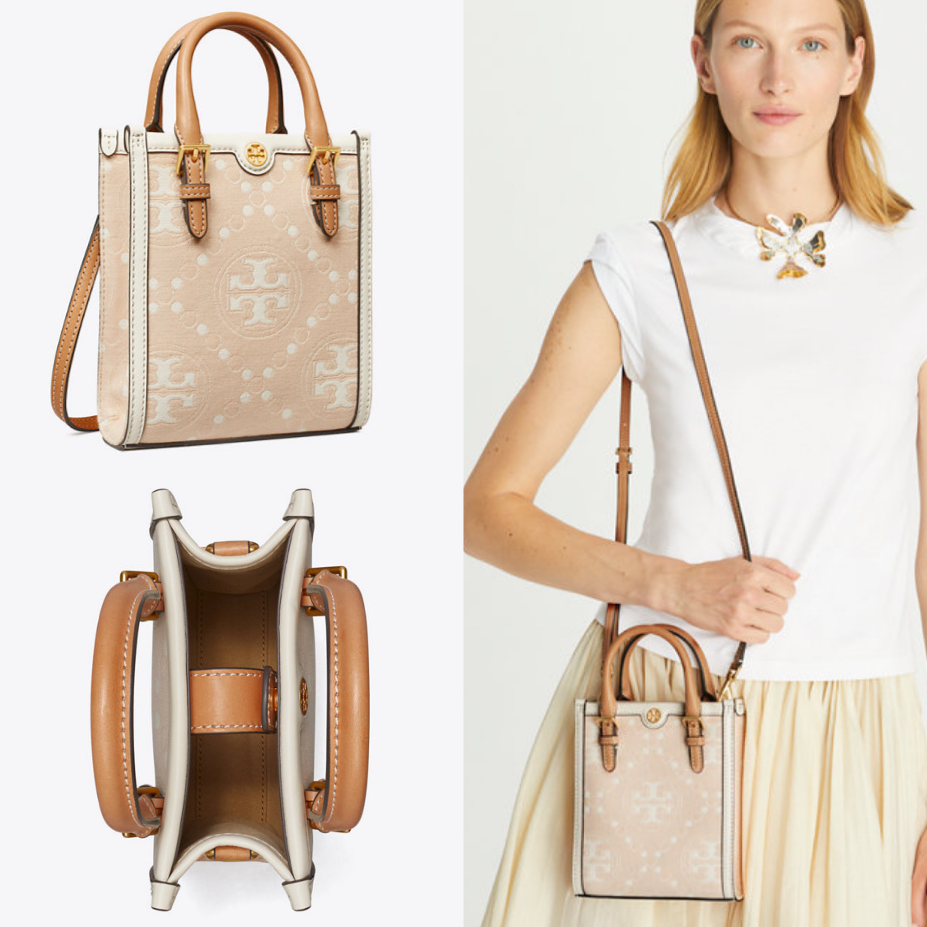 [美國現貨] Tory Burch T-Monogram Mini Tote (情人節限定版)