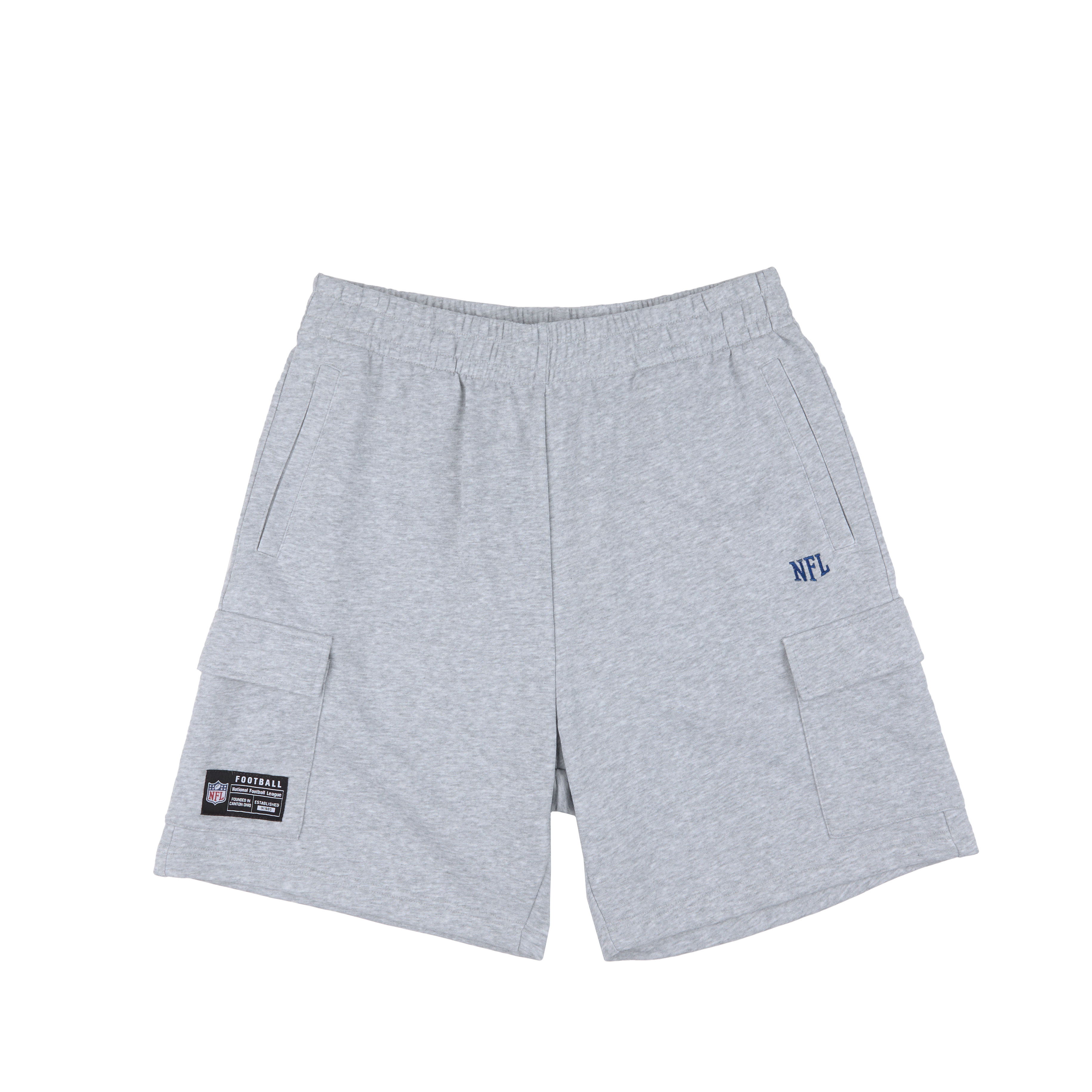 【NFL】透氣口袋針織短褲 - 灰/藍/黑