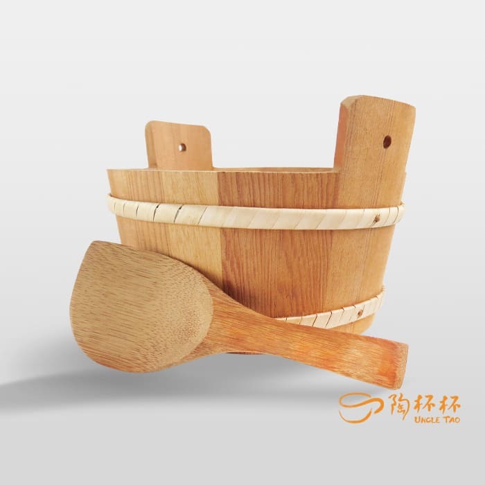 松木桶 16cm 小飯匙套組 釜飯蒸飯刺身桶日式 【陶杯杯瓷器】餐具餐盤 碗盤杯筷 台灣現貨