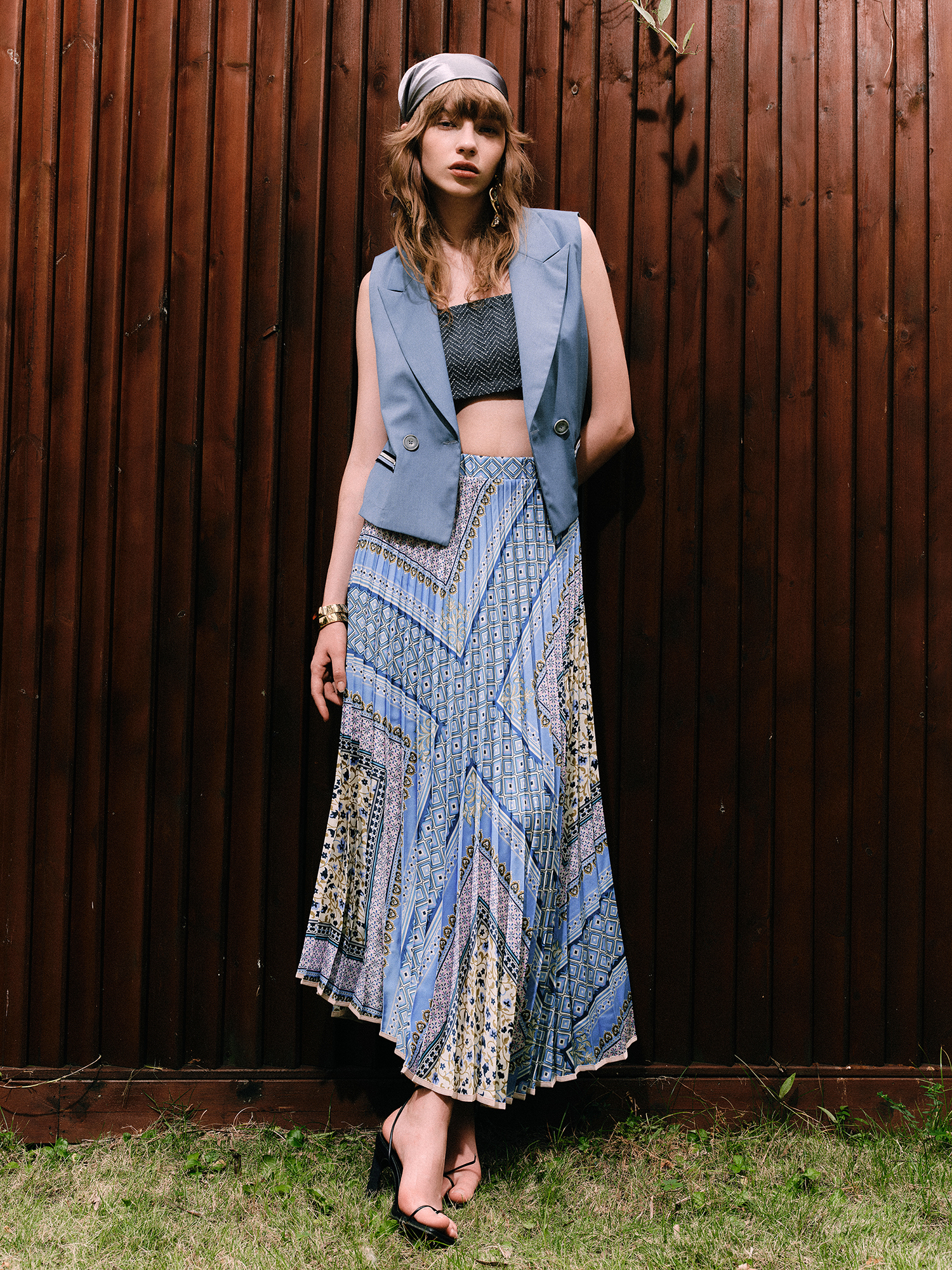 mi-tu 西裝背心短外套