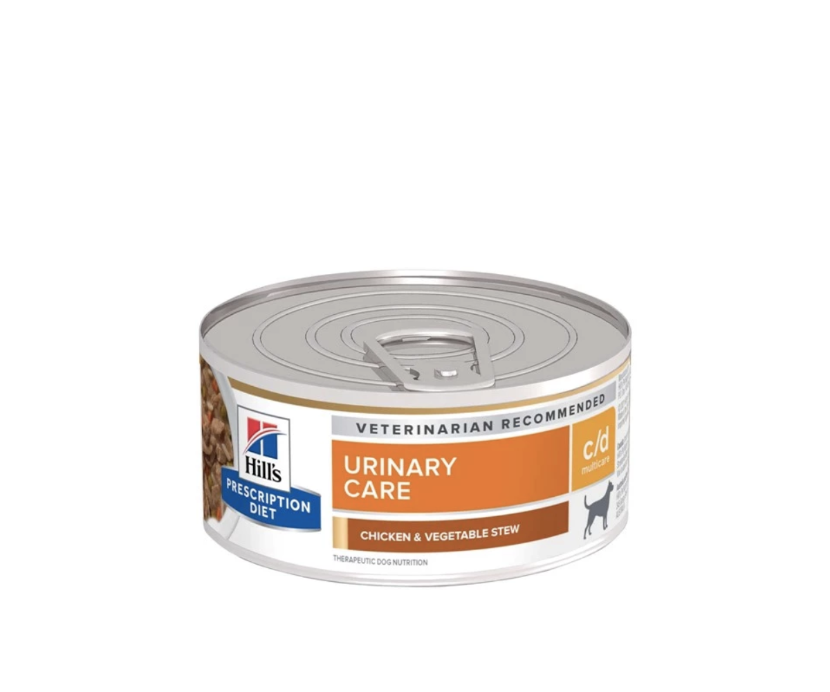Hill's - 處方食品犬用 C/D  罐頭雞肉&蔬菜口味 5.5oz (24罐) 3388