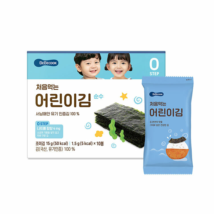 韓國Bebecook寶膳-嬰幼純粹海苔