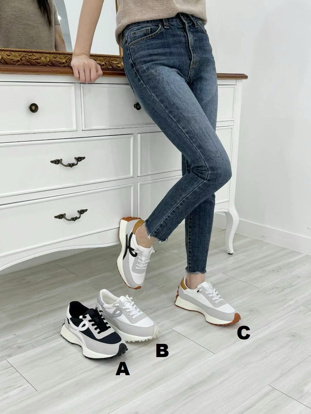 SH#14329🤎韓國萬樣襯波鞋