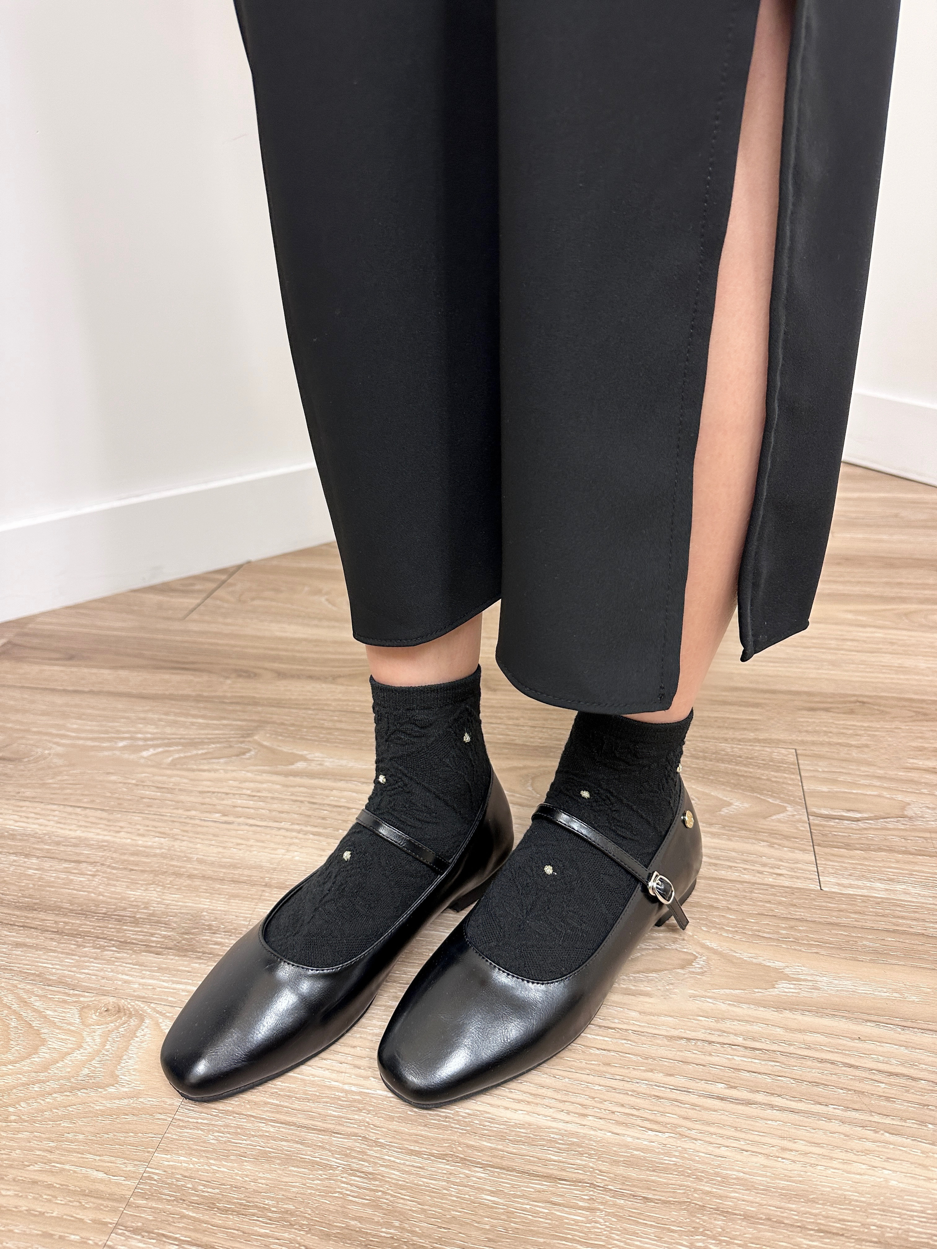 #228AA048 復古瓷磚碎點方格襪 (長/短) (3色)